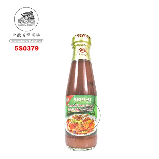 [5S0379] SALSA AGRIDULCE *AROY-D* 泰国甜酸酱 190ml/24