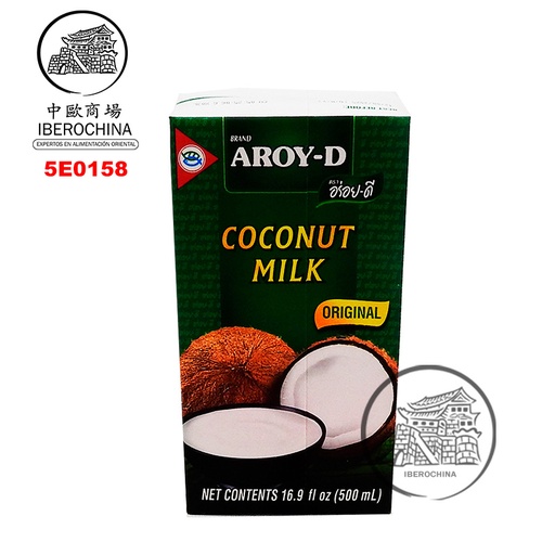 [5E0158] EXTRACTO COCO *AROY-D* 铝薄纯椰奶 500ml/24