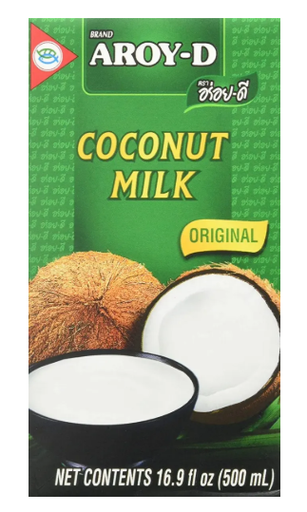 [5E0158] LECHE COCO *AROY-D* 纯椰奶 500ml/24