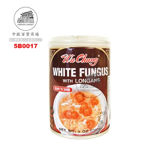 [5B0017] BEBIDA LONGAN *WU CHUN* 伍中桂圆银耳 260g/24