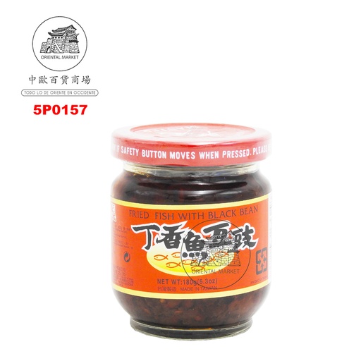[5P0157] PESCADO ALUBIA NEGRA *MASTER* 状元鱼香豆鼓 180g/24