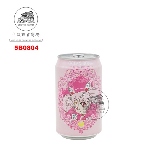 [5B0804] BEBIDA LICHIS *OCEAN BOMB* 荔枝风味汽泡水 330ml/24