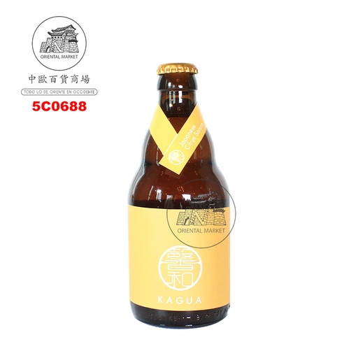 [5C0688] CERVEZA SASION AMARILLO(6%) *KAGUA* 日本馨和啤酒黄 330ml/24