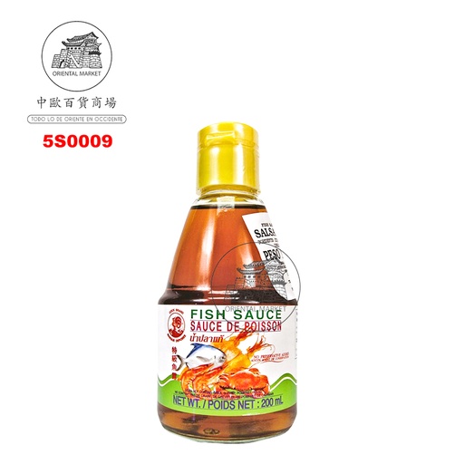 [5S0009] SALSA PESCADO *COCK* 鸡标鱼露 200ml/24