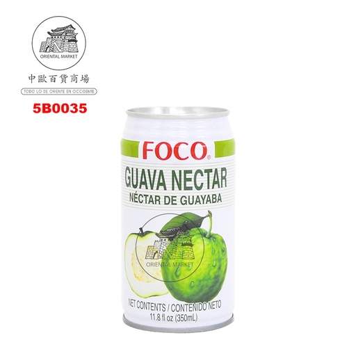 [5B0035] BEBIDA GUAYABA *FOCO* 福口芭乐汁 350ml/24