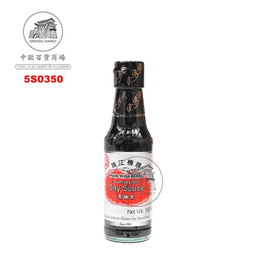 [5S0350] SALSA SOJA CLARA *PRB* 珠江桥生抽王150ml/24