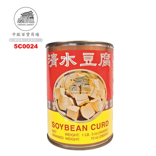 [5C0024] TOFU CONSERVA *WU CHUN* 伍中清水豆腐 540g/24