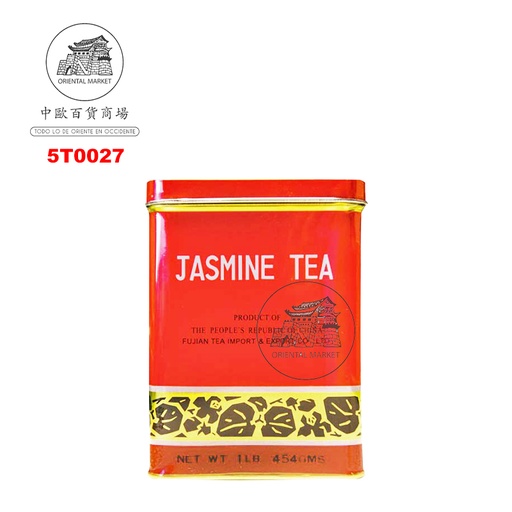 [5T0027] TE JAZMIN (ROJO) 红罐茉莉花茶 454g/24