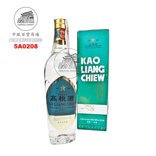 [5A0208] AGUARDIENTE KAOLIANG (62%) *TIANJIN* 天津高粱酒 500ml/24
