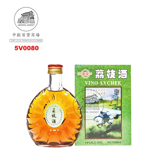 [5V0080] VINO LICHIS (14%) *XIN XI* 新喜礼盒荔枝酒 200ml/24