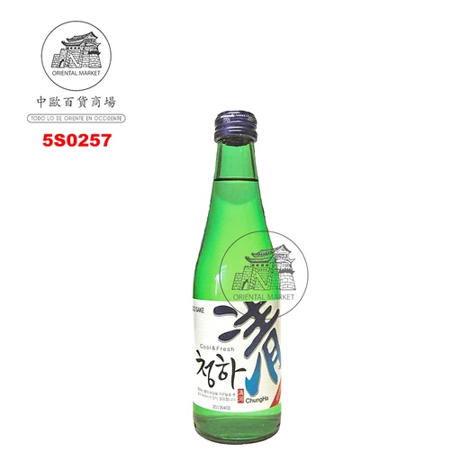 [5S0257] SAKE FRIO (13%) *CHUNG HA* 白花冷清酒 300ml/12