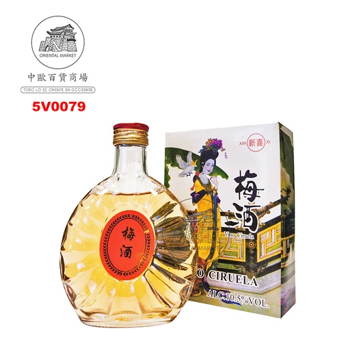 [5V0079] VINO CIRUELA (10,5%) *XIN XI* 新喜礼盒梅酒 200ml/24
