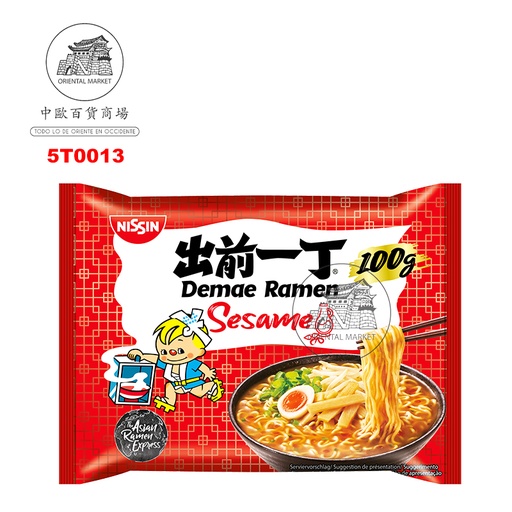 [5T0013] RAMEN SESAMO *NISSIN* 麻油面 100g/30