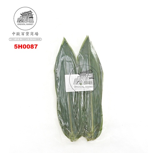[5H0087] HOJA BAMBU 100HOJAS 真空鲜竹叶 330g/30(7cm-8cm)