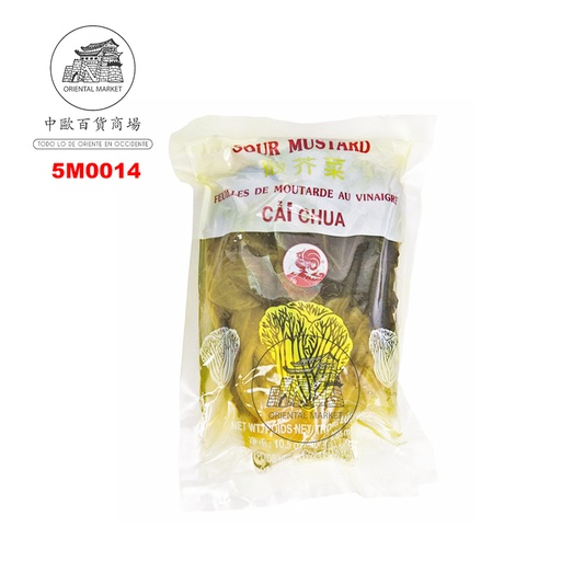 [5M0014] MOSTAZA CONSERVADA *COCK* 鸡标袋装酸菜 300g/36