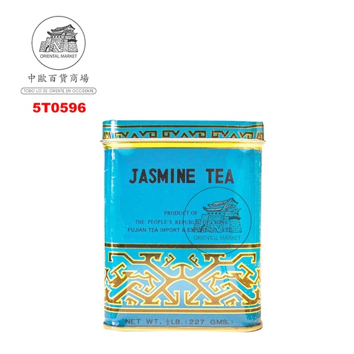 [5T0596] TE JAZMIN (AZUL) 蓝罐茉莉花茶 227g/40
