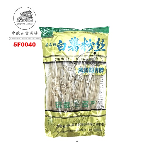 [5F0040] FIDEO DE BONIATO  *RIYUE* 日月牌白薯粉丝 400g/40
