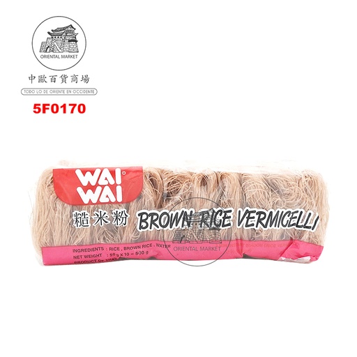 [5F0170] FIDEO INTEGRAL *WAI WAI* 健力荞麦米粉 50g/10u/40