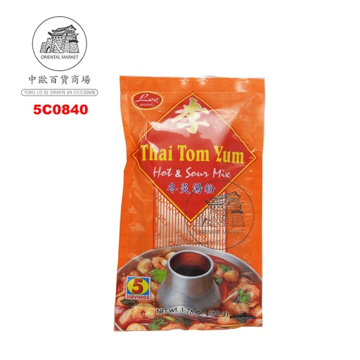 [5C0840] TOM YUM *LEE* 李牌冬阴功调味料 50g/48