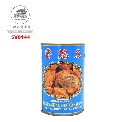 [5V0144] VEGETALES MOLUSCO *WU CHUN * 伍中斋鲍鱼 280g/48