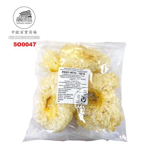 [5O0047] OREJITA DE MADERA BLANCA *COCK* 鸡标白雪银耳 100g/50