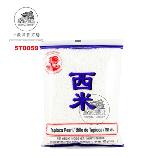 [5T0059] TAPIOCA FINO *COCK* 鸡标小西米 454g/50