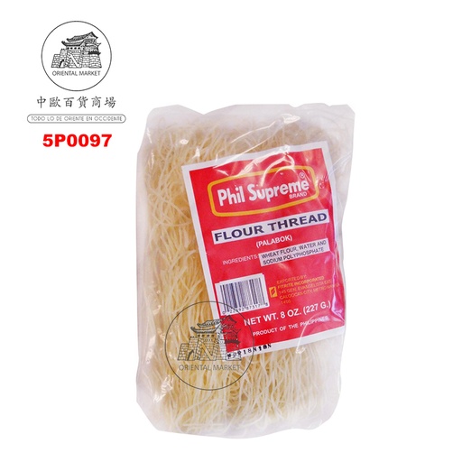 [5P0097] NOODLE PALABOK *PHIL SUPREME* 菲式细面线 227g/30