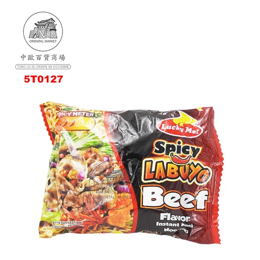 [5T0127] NOODLE TERNERA PICANTE *LUCKY ME* 辣牛肉袋面 50g/72