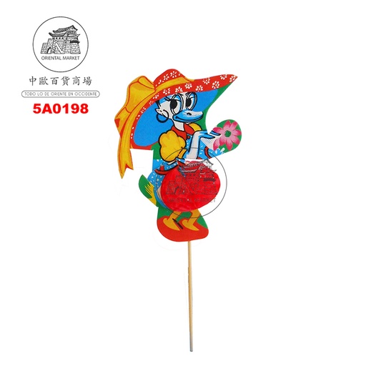 [5A0198] ADORNO POSTRE   大唐老鸭花签盒 /100