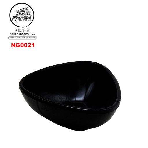 [NG0021] CUENCO TRIANGULO *021* 塑黑色三角池 /216