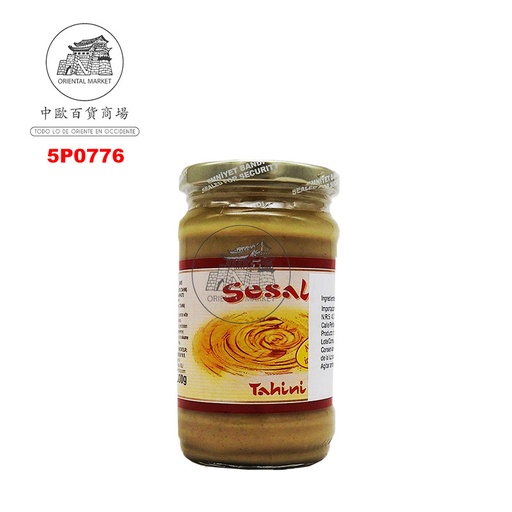 [5P0776] PASTA SESAMO BLANCO 明德白芝麻酱 300g/6
