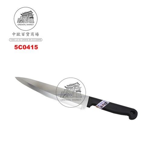 [900284/5C0415] CUCHILLO MANGO NEGRO 不锈钢尖刀 12u/10