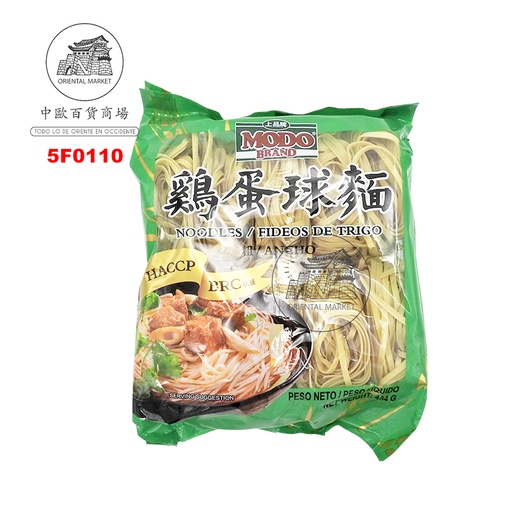 [5F0110] FIDEO DE TRIGO (ANCHO) *MODO* 上品牌粗球面 454g/12