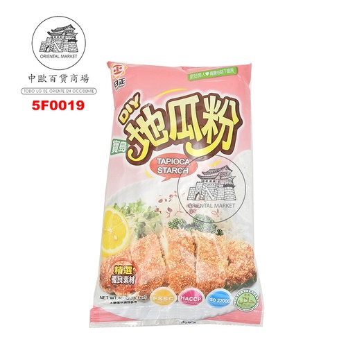 [5F0019] ALMIDÓN DE TAPIOCA *SUN RIGHT* 日正宝岛地瓜粉 400g/35