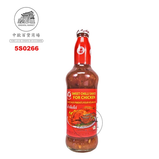 [5S0266] SALSA CHILI DULCE *COCK* 鸡标甜辣鸡汁 800g/12