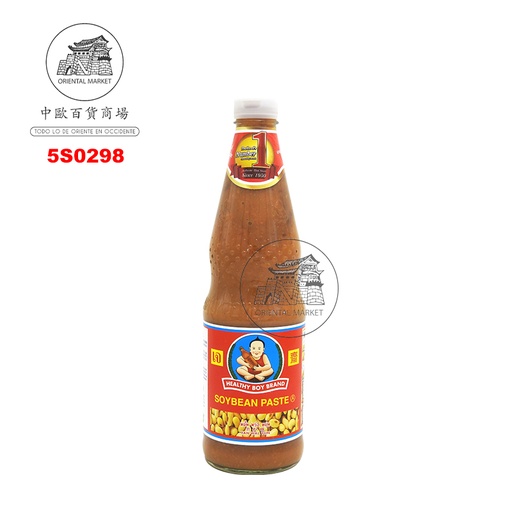 [502575/5S0298] SALSA SOJA AMARILLA *HEALTHY BOY* 仁和园黄豆酱 800g/12