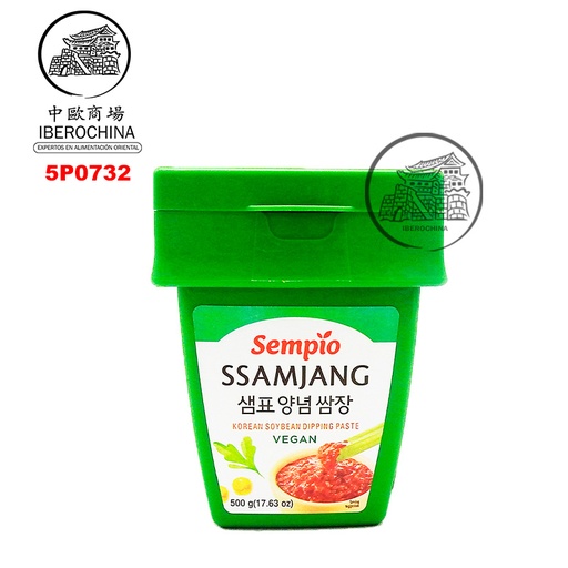[5P0732] PASTA SOJA PICANTE SAAMJANG *SEMPIO* 韩国黄豆包饭酱 500g/12