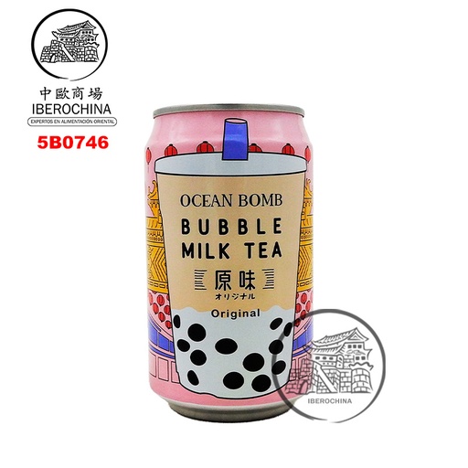[5B0746] BEBIDA TE CON LECHE *OCEAN BOMB* 原味珍珠奶茶 315ml/24