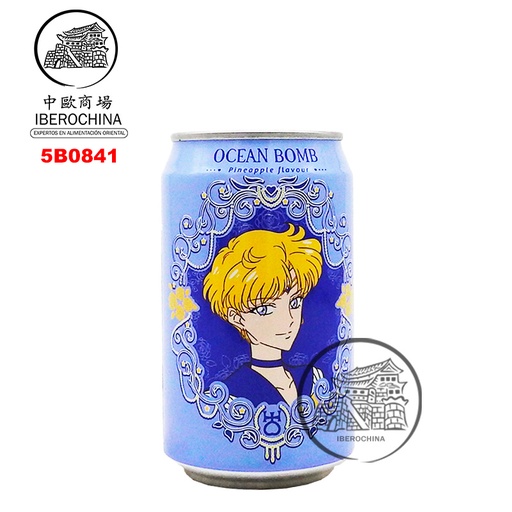 [5B0841] BEBIDA PIÑA *OCEAN BOMB* 凤梨风味汽泡水 330ml/24