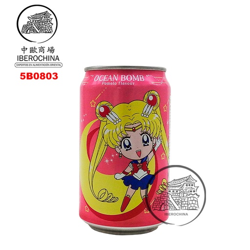 [5B0803] BEBIDA POMELO *OCEAN BOMB* 黄金柚风味汽泡水 330ml/24