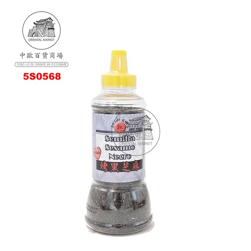 [5S0568] SESAMO NEGRO TOSTADO *SUSHI KING* 寿司王烤黑芝麻 91g/12