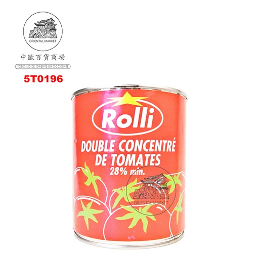 [5T0196] TOMATE CONCENTRADO *ROLLI* 浓缩番茄酱 880g/12