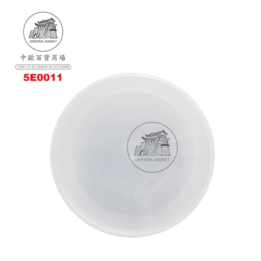 [5E0011] ENVASE REDONDO PLASTICO 塑料圆外卖盒 450cc/600u/1