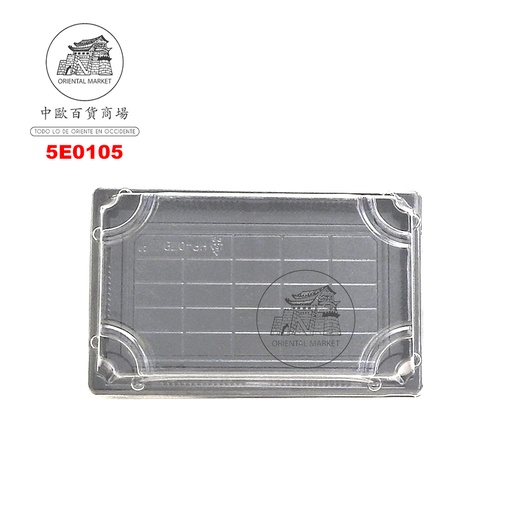 [5E0105] ENVASE SUSHI NEGRO SZ-1.5 家乐福黑色(带盖)寿司盒 (216x136mm)/500u/1