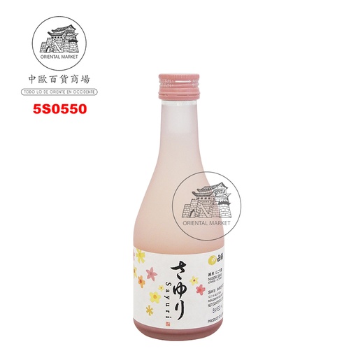 [5S0550] SAKE JUNMAI NIGORI (12,5%) *SAYURI* 日本白鹤(红瓶)纯米清酒 300ml/12