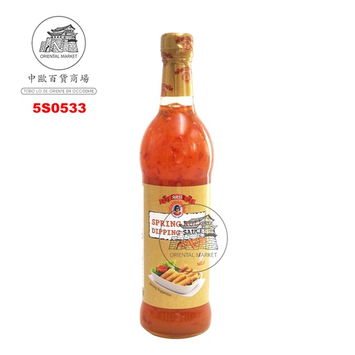 [5S0533] SALSA ROLLO PRIMAVERA *SUREE* 素丽春卷酱 690ml/12