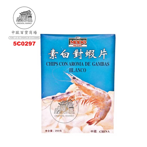 [5C0297] CHIPS GAMBA *MODO* 上品白虾片 200g/60