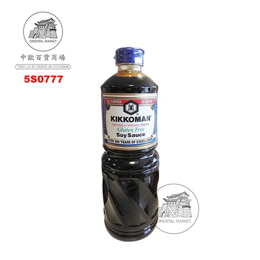 [501163/5S0777] SALSA SOJA SIN GLUTEN *KIKKOMAN* 日本万字无麸质酱油 1L/6