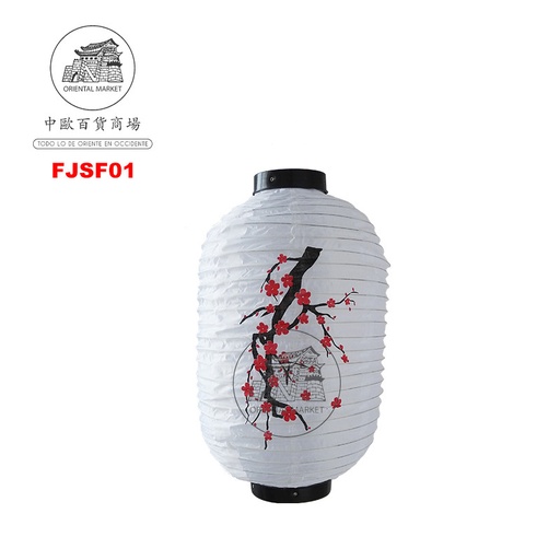 [FJSF01] FAROLILLO BLANCO FLOR CIRUELA 日式白灯笼樱花  /100 (10寸)