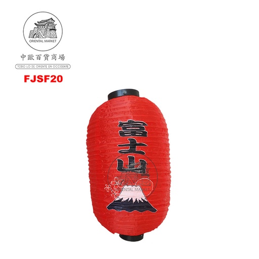 [FJSF20] FAROLILLO ROJO MAONTAÑA 日式红灯笼 /100 (富士山) (12寸)